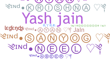 ニックネーム - Jain