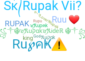 ニックネーム - Rupak