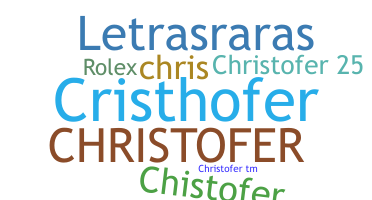 ニックネーム - Christofer