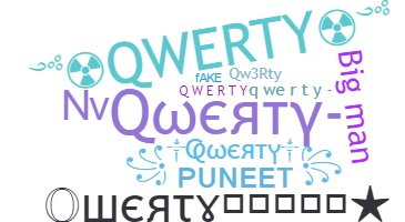 ニックネーム - qwerty