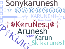 ニックネーム - Karunesh