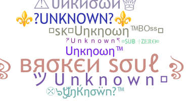ニックネーム - Unknown