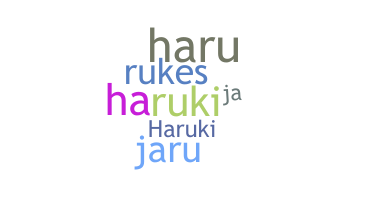 ニックネーム - Haruki