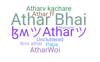 ニックネーム - Athar