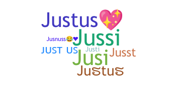 ニックネーム - Justus