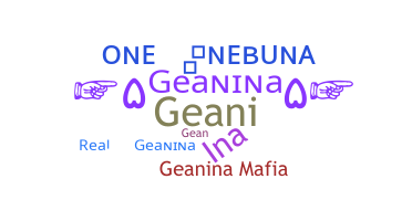 ニックネーム - Geanina