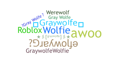 ニックネーム - graywolfe