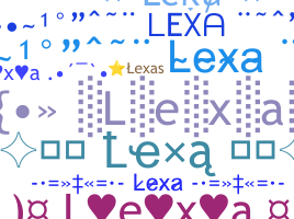 ニックネーム - lexa15lexa