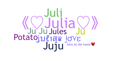 ニックネーム - Julia