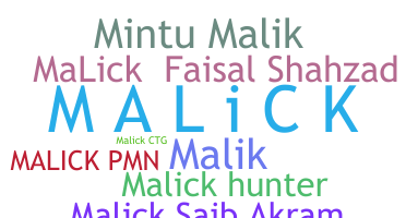ニックネーム - Malick