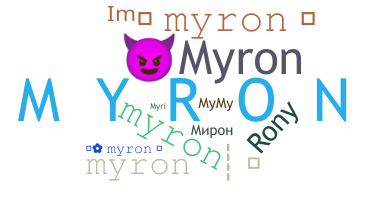 ニックネーム - Myron