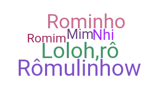 ニックネーム - Romulo