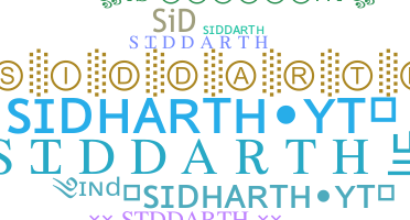 ニックネーム - Siddarth