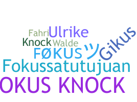 ニックネーム - FoKuS
