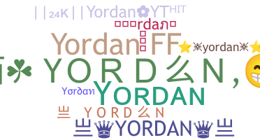 ニックネーム - Yordan