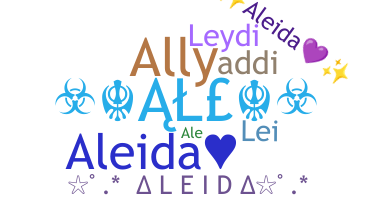 ニックネーム - Aleida