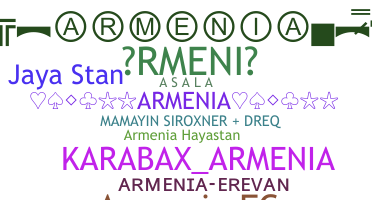 ニックネーム - armenia