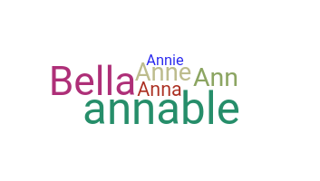 ニックネーム - Annabel
