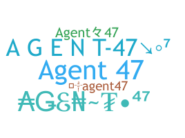 ニックネーム - Agent47
