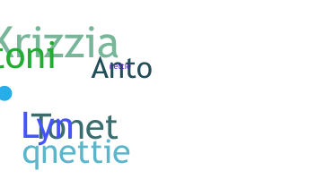 ニックネーム - Antonette