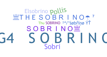 ニックネーム - Sobrino