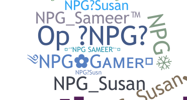 ニックネーム - NPGSusan