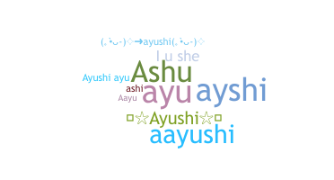 ニックネーム - ayushi