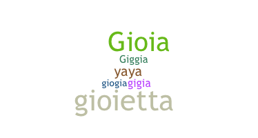 ニックネーム - Gioia