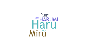 ニックネーム - Harumi