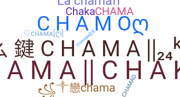 ニックネーム - Chama