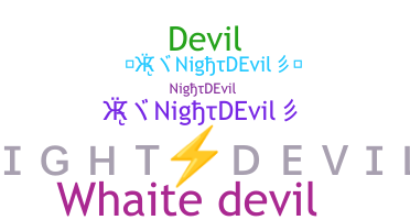 ニックネーム - Nightdevil
