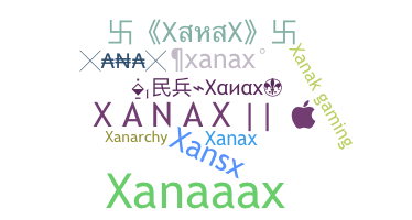 ニックネーム - XANAX