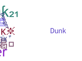 ニックネーム - dunk