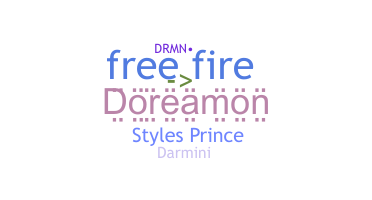 ニックネーム - Drmn