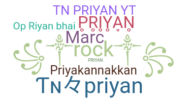 ニックネーム - Priyan