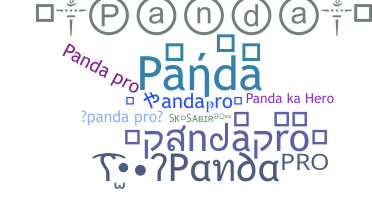 ニックネーム - pandapro