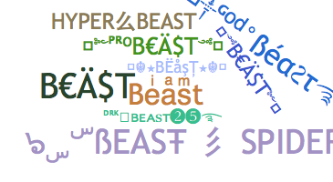 ニックネーム - Beast