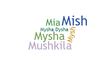ニックネーム - Mysha