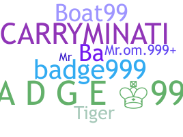 ニックネーム - Badge999