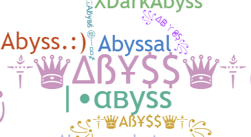 ニックネーム - Abyss