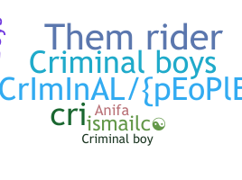 ニックネーム - Criminalboys
