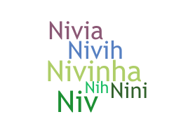 ニックネーム - Nivia