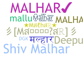 ニックネーム - Malhar