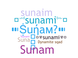 ニックネーム - Sunami