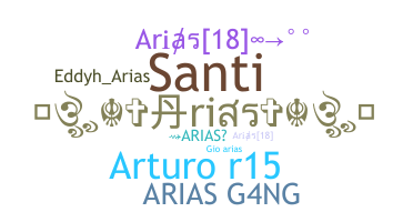ニックネーム - Arias