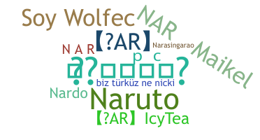 ニックネーム - NAR