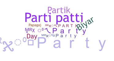 ニックネーム - Parti
