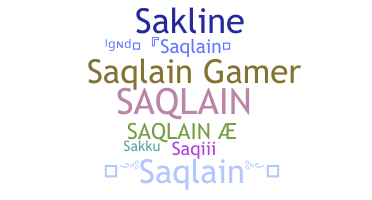 ニックネーム - Saqlain