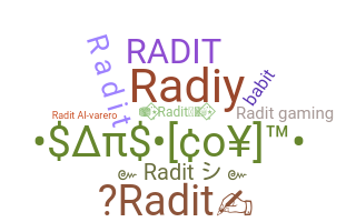 ニックネーム - Radit