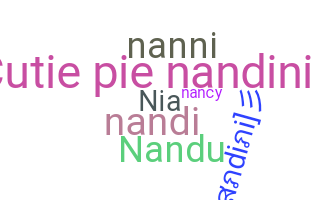 ニックネーム - Nandini